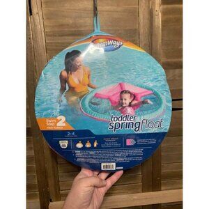 NEW Swimways Toddler Pool Float (2-4 years) Pink Teal
